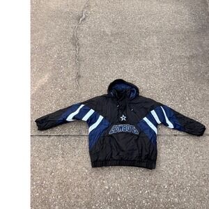 Vintage Starter Dallas Cowboys Pullover Jacket XXL NFL 90s Hooded